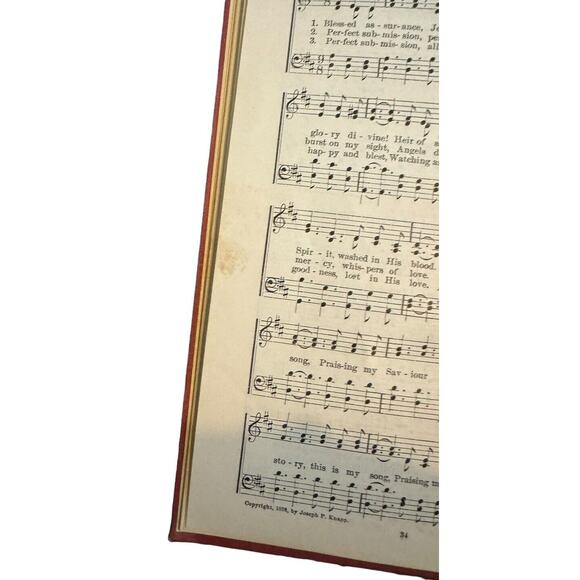 Christian Hymns by German Evangelical Synod Of North America 1908 Hardcover READ - Picture 7 of 10